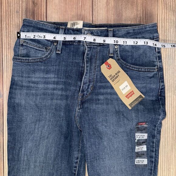 Levi's 721 Women's Jeans Size 6, High-Rise, Skinny Fit - Picture 15 of 16